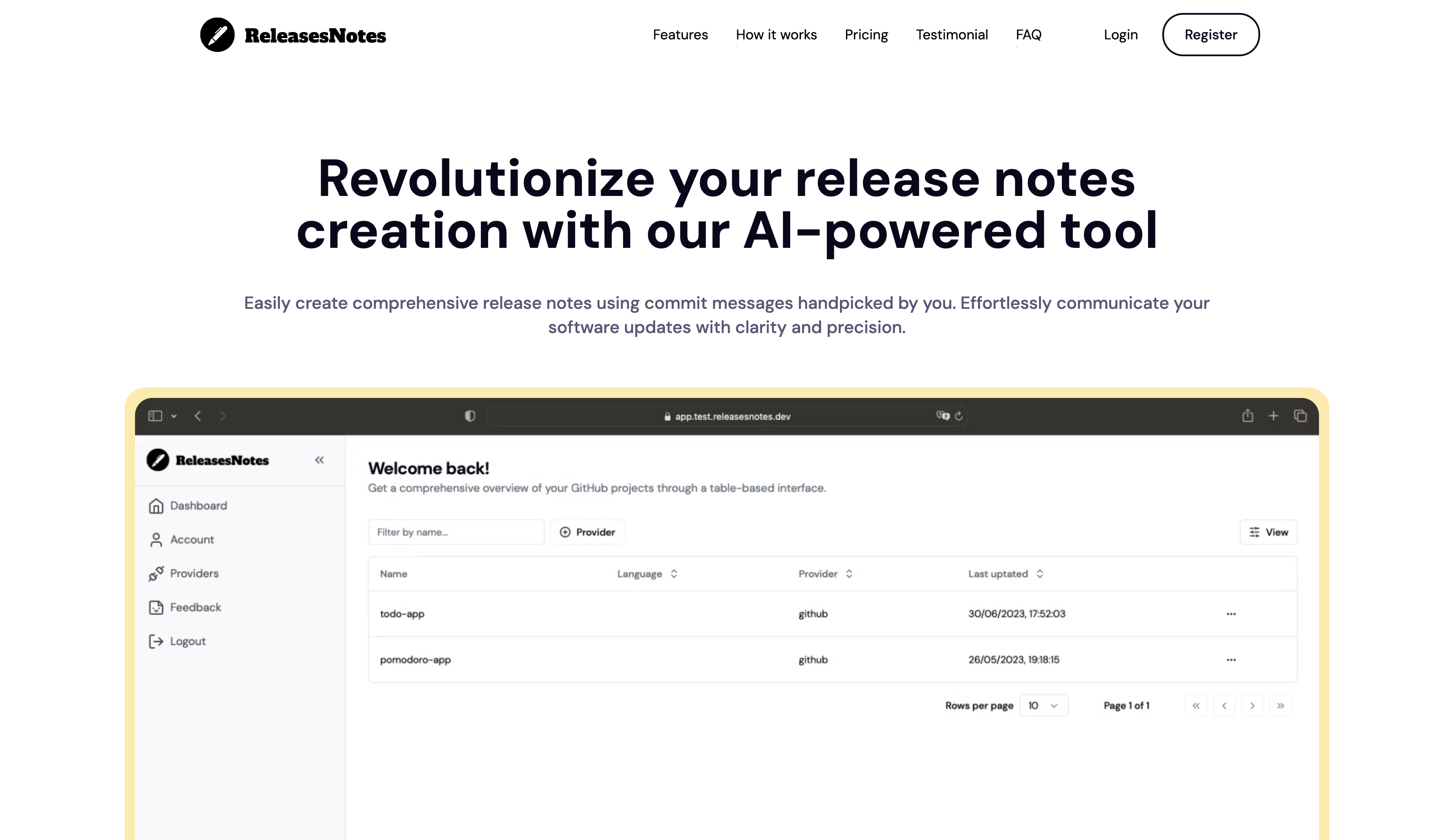 Releasesnotes